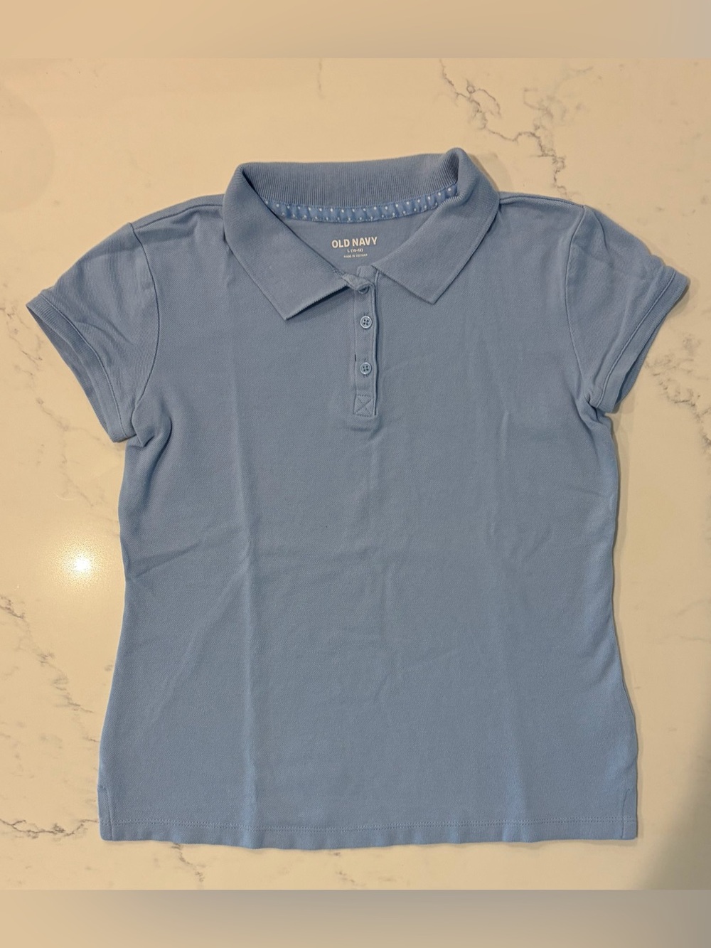 Old Navy Powder Blue Polo Top School Uniform